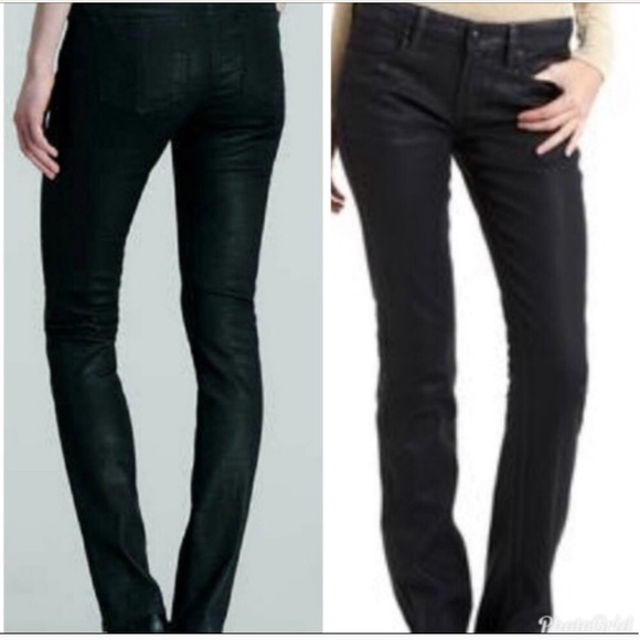 BCBGMaxAzria May skinny icy night wax jeans sz 28 - Picture 2 of 11